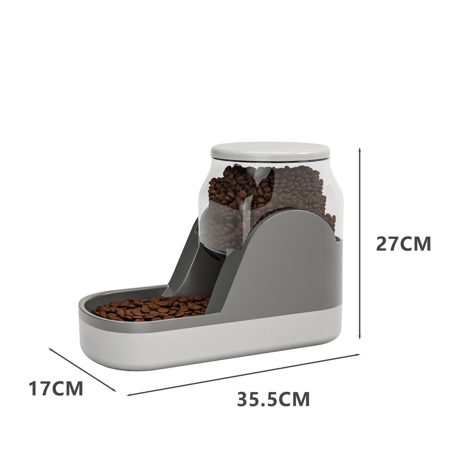 Pet feeding dispenser