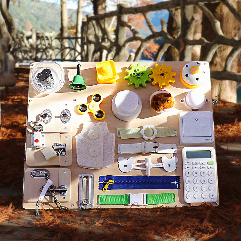 Wooden activity board