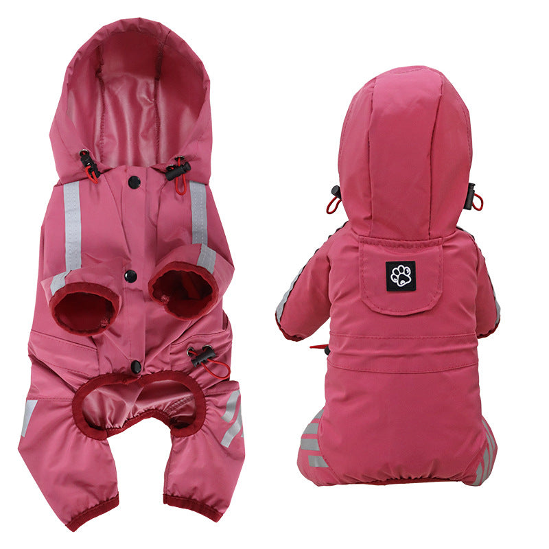 Dog raincoat waterproof breathable