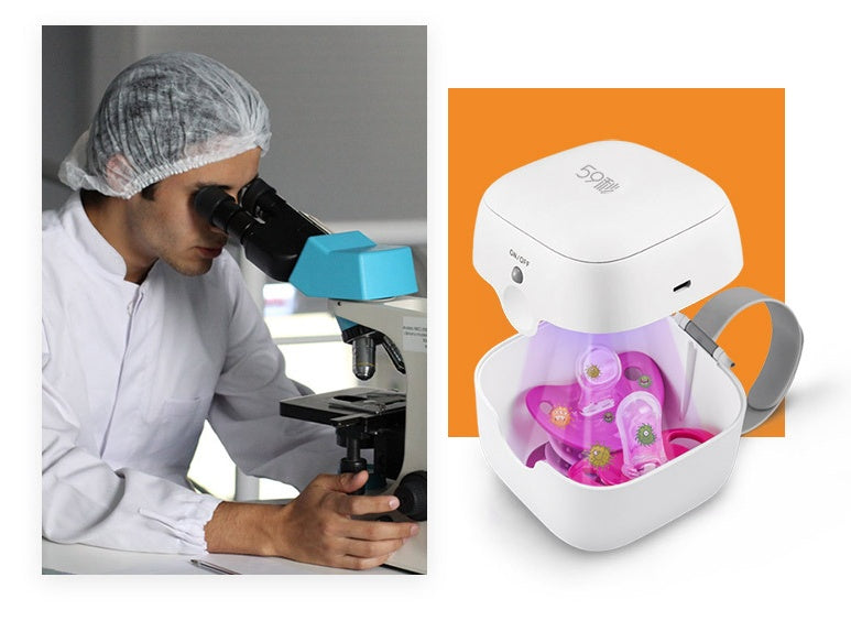 Disinfection case for baby pacifier