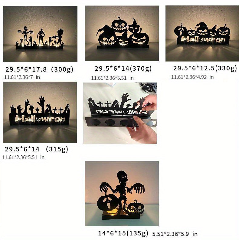 Halloween candle holder decorations