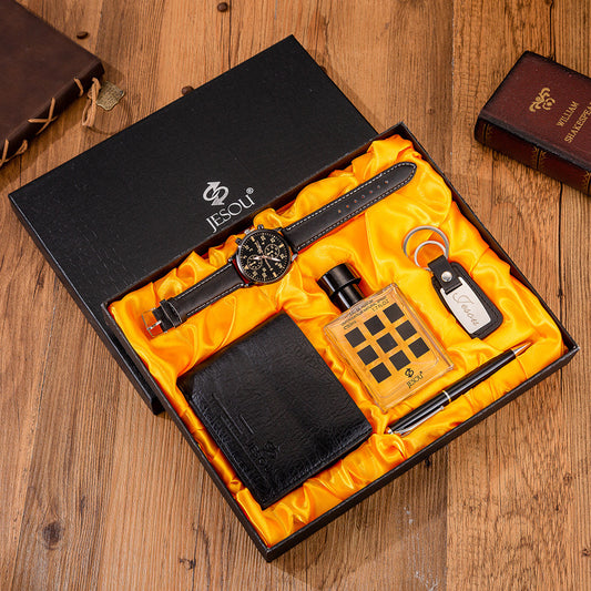 Men’s fragrance and accessory gift set