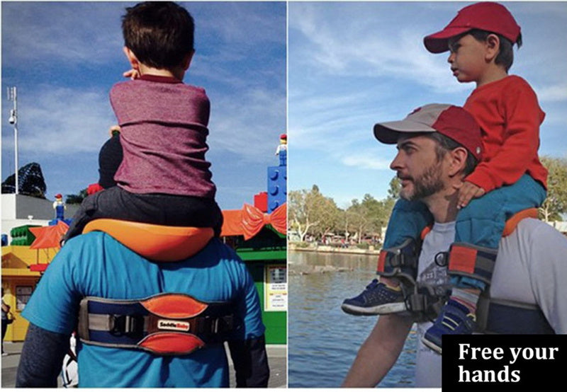 Hands-free shoulder carrier for kids