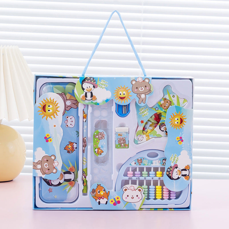 Cartoon school supplies set for kids