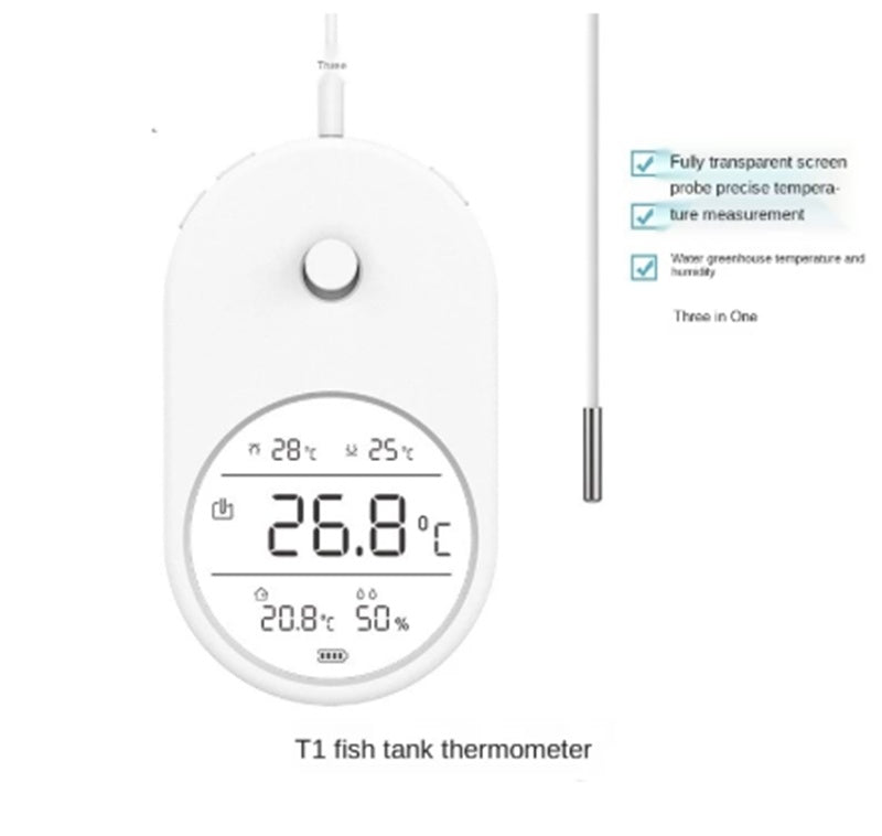 Digital thermometer for fish tank