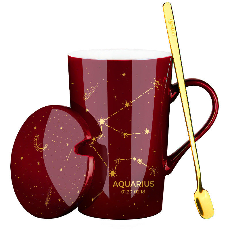 Zodiac sign coffee mug gift box