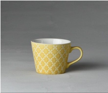 Vintage breakfast ceramic mug