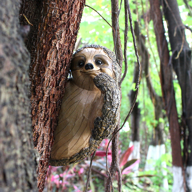 Handmade tree sloth