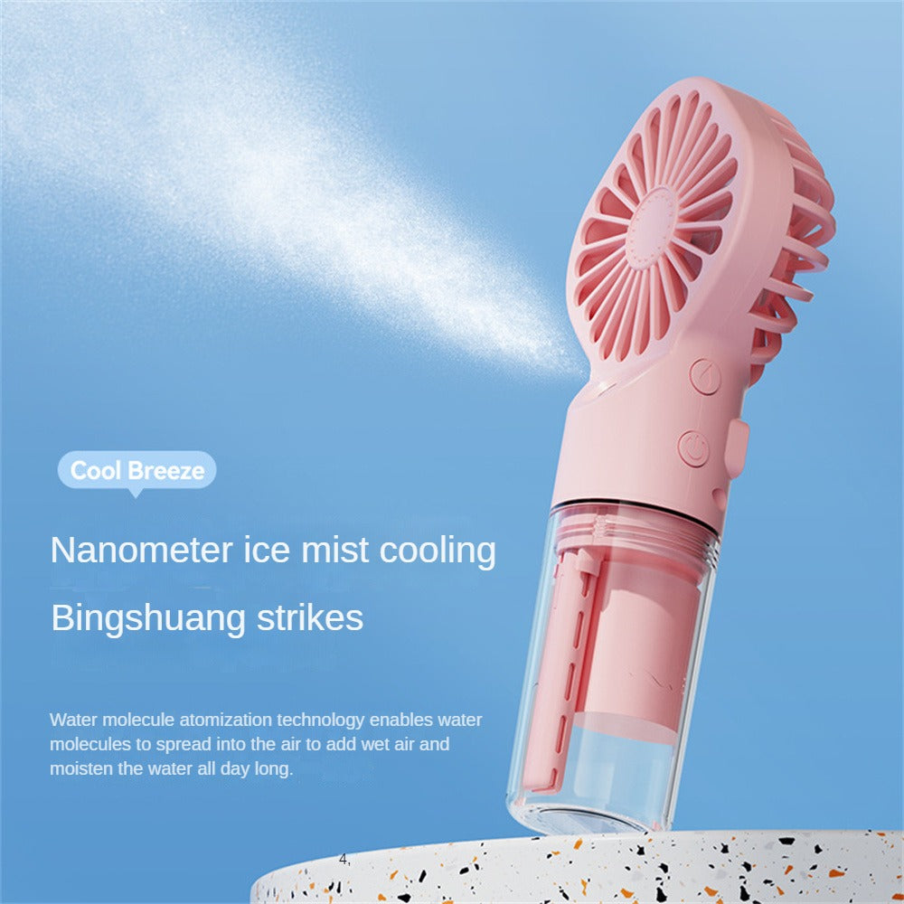 Handheld fan for hot weather
