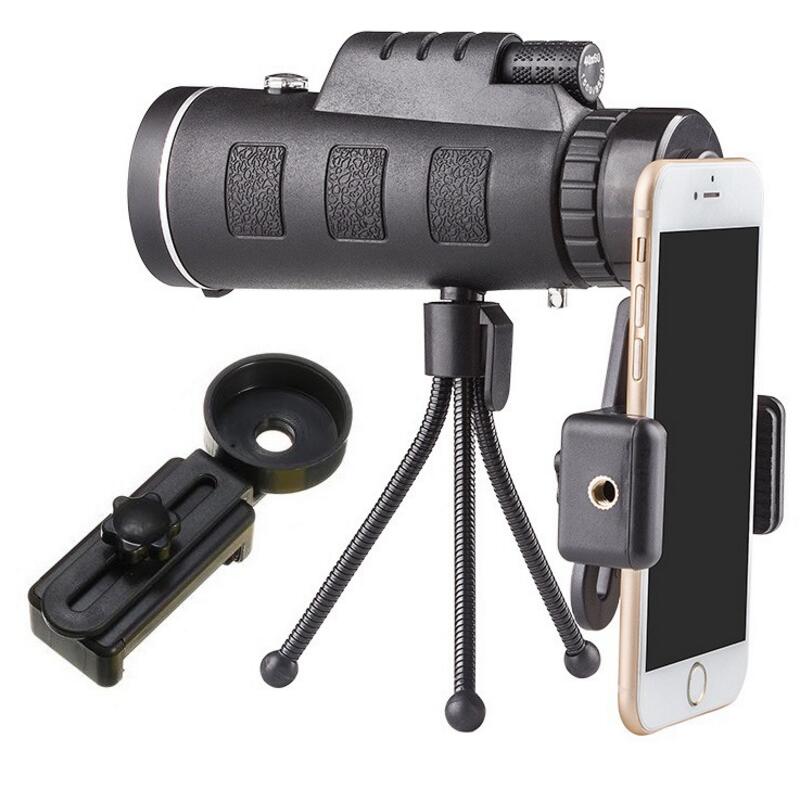 Telescope zoom scope with compass