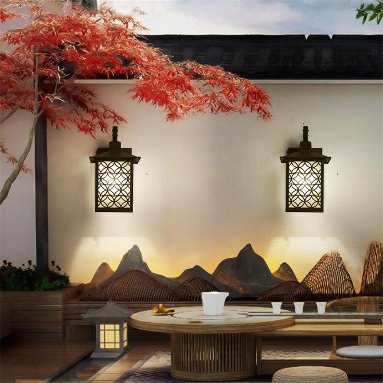 Wall lamp Asian style