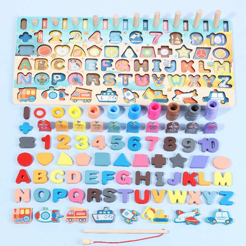 Eductional puzzle set for kids
