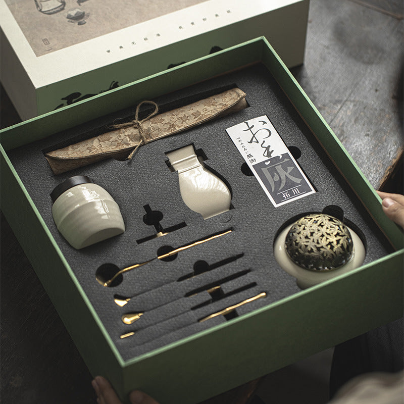 Chinese incense burner gift set