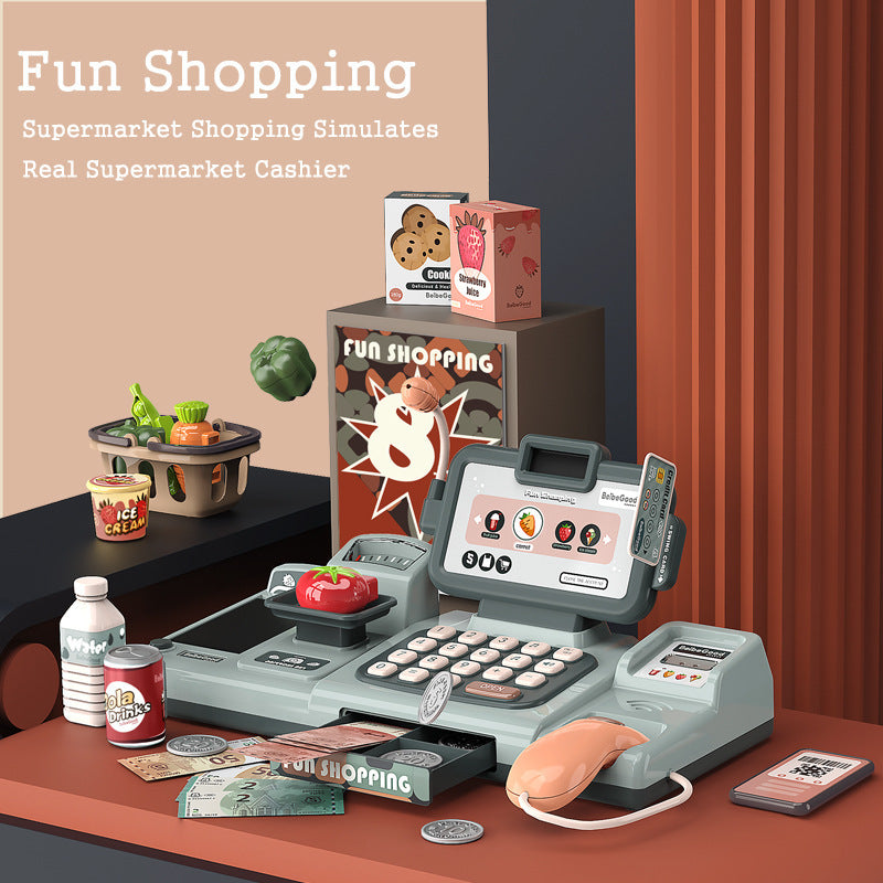 Kids cash register play set