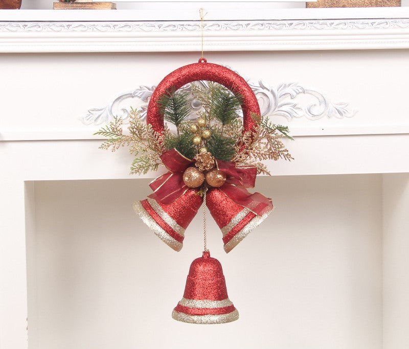 Christmas hanging bell ornament