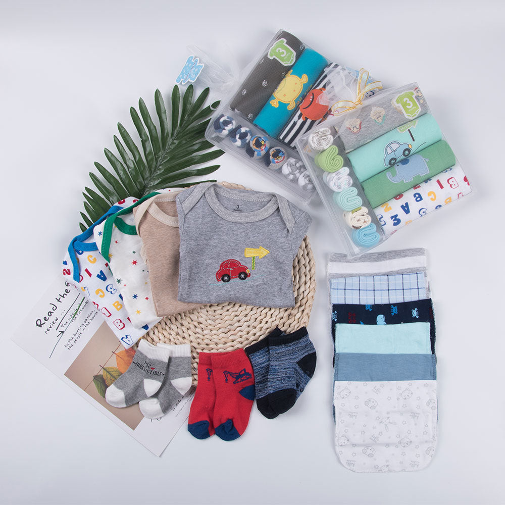 Summer baby clothes gift set