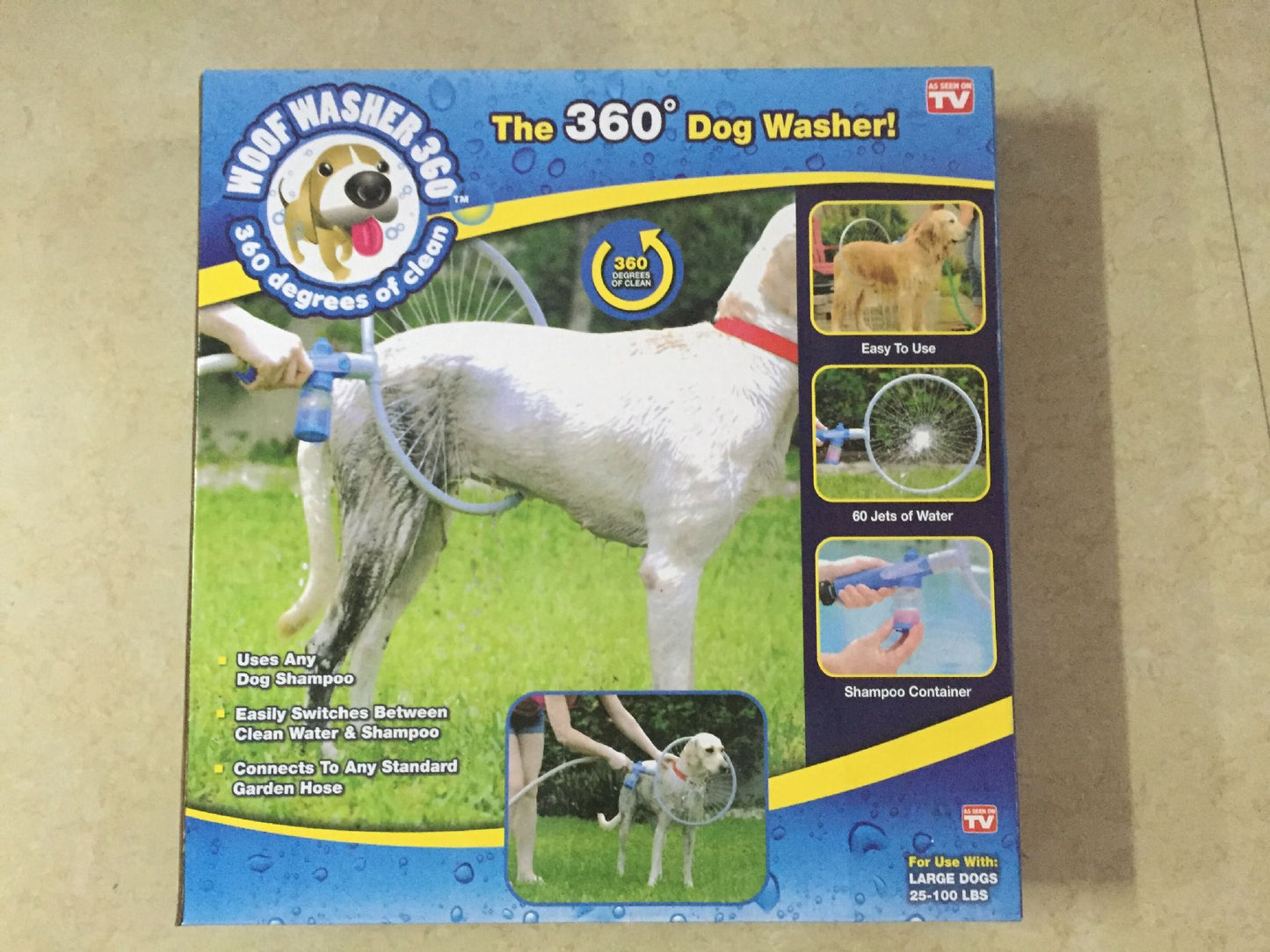 Dog washer ring 360 degree