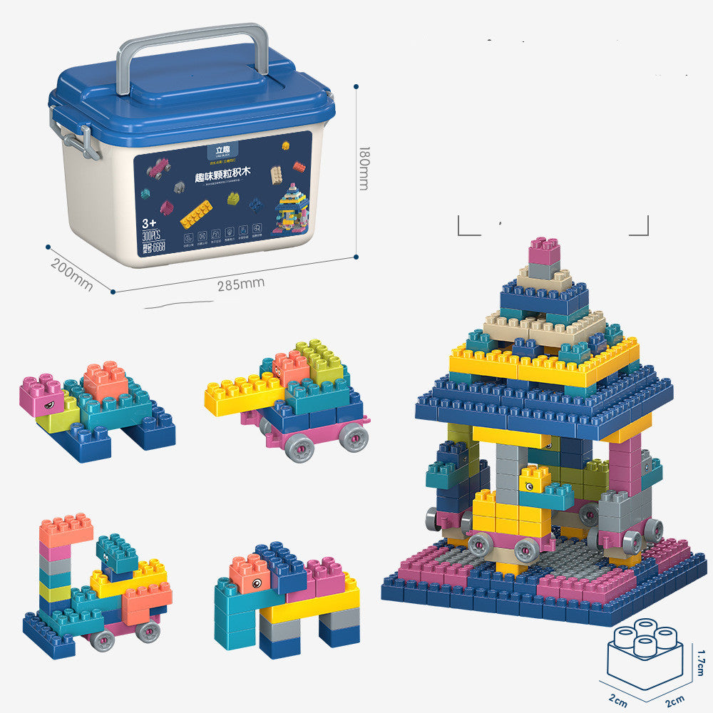 Building blocks table play set