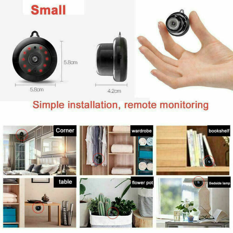 Wireless home security camera