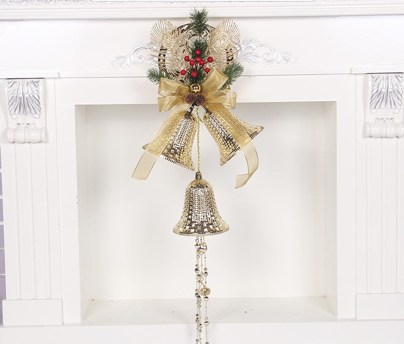 Christmas hanging bell ornament