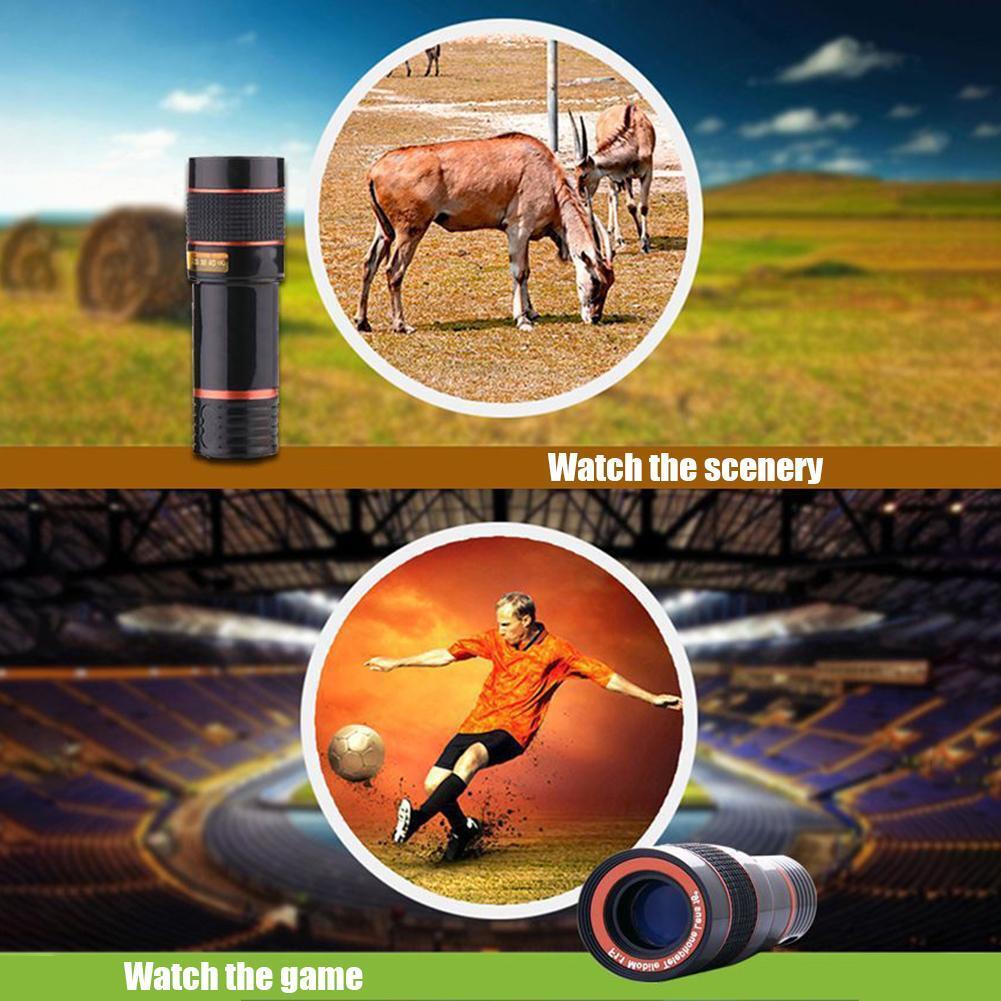 Telescope camera lens for cell phone