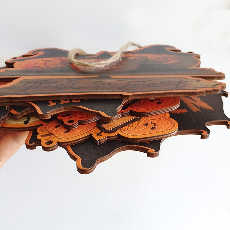 Happy halloween hanging sign