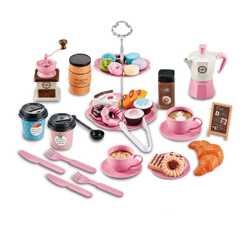 Kids coffee shop play set