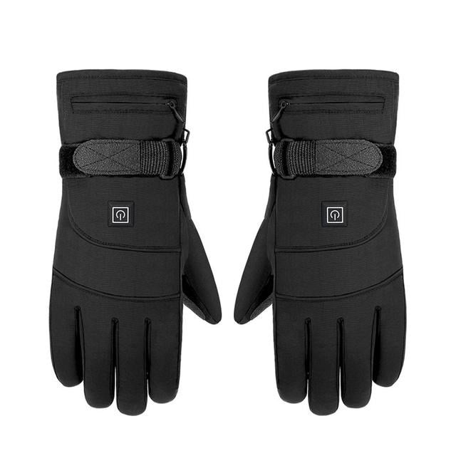 Electric heated gloves with touch screen