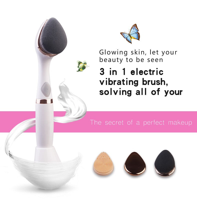 Multifunctional face wash brush