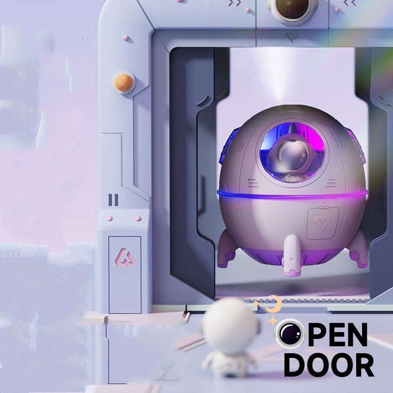 Silent humidifier with night light