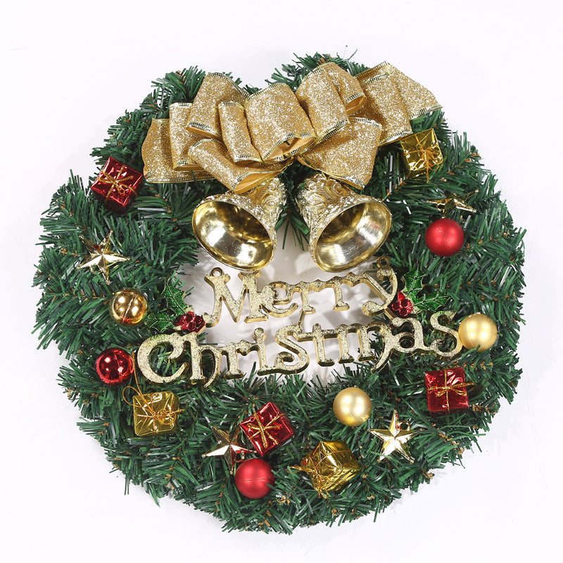 Christmas wreath wall decoration