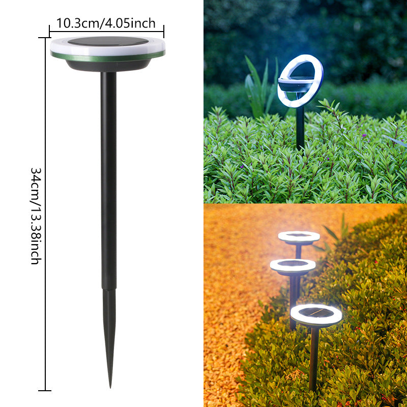 Rotating solar lamp lighthouse