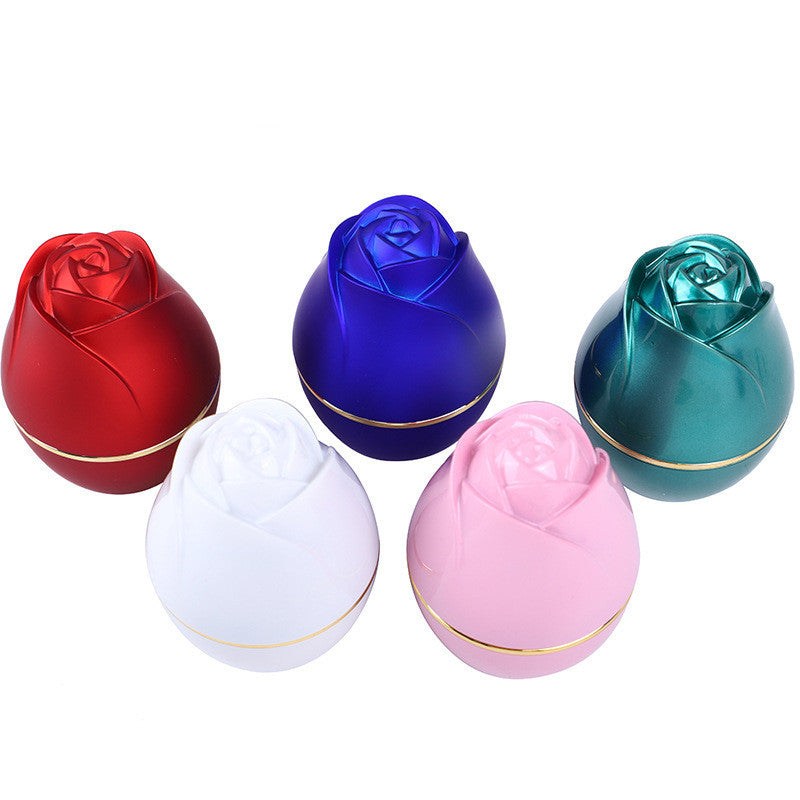 Rose shaped small jewelry box