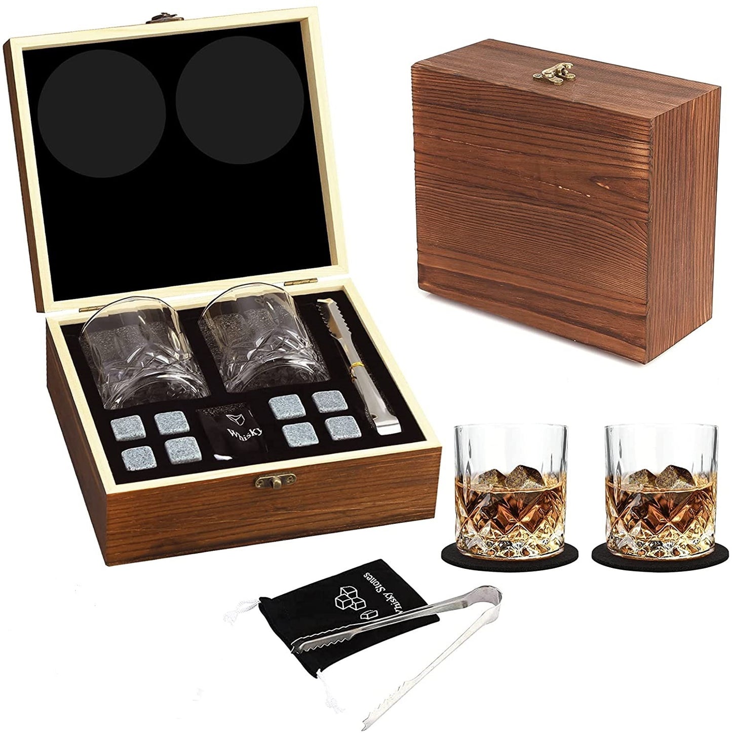 Whiskey glass gift set