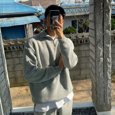 Men cardigan sweater