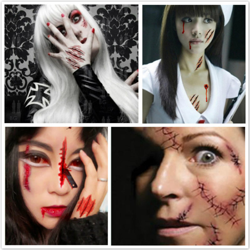 Halloween realistic tattoo stickers