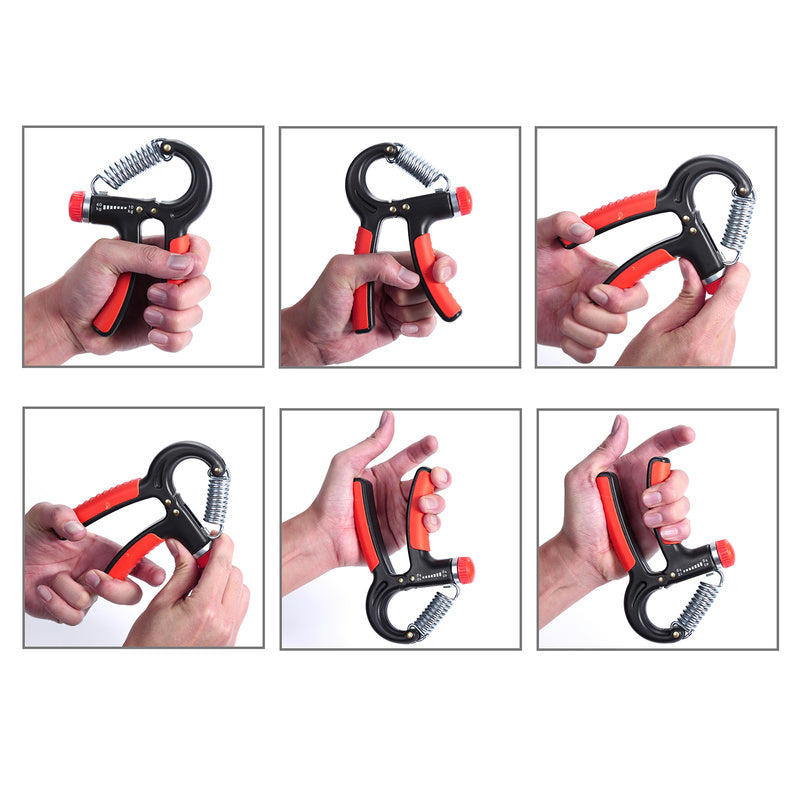 Adjustable hand grip strengthener