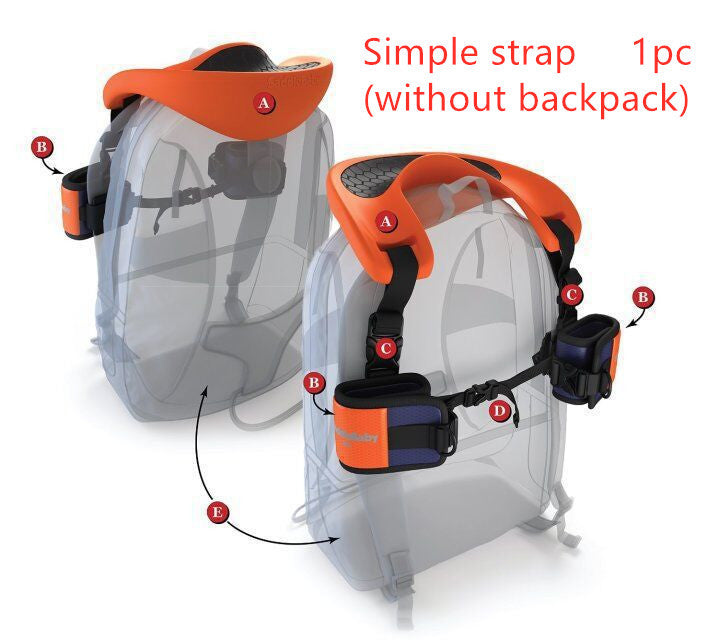 Hands-free shoulder carrier for kids