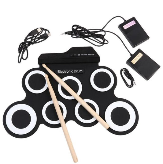Portable electronic drums