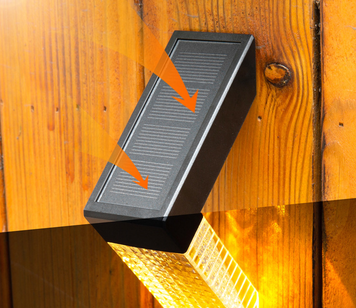 Waterproof deck light with LED solar