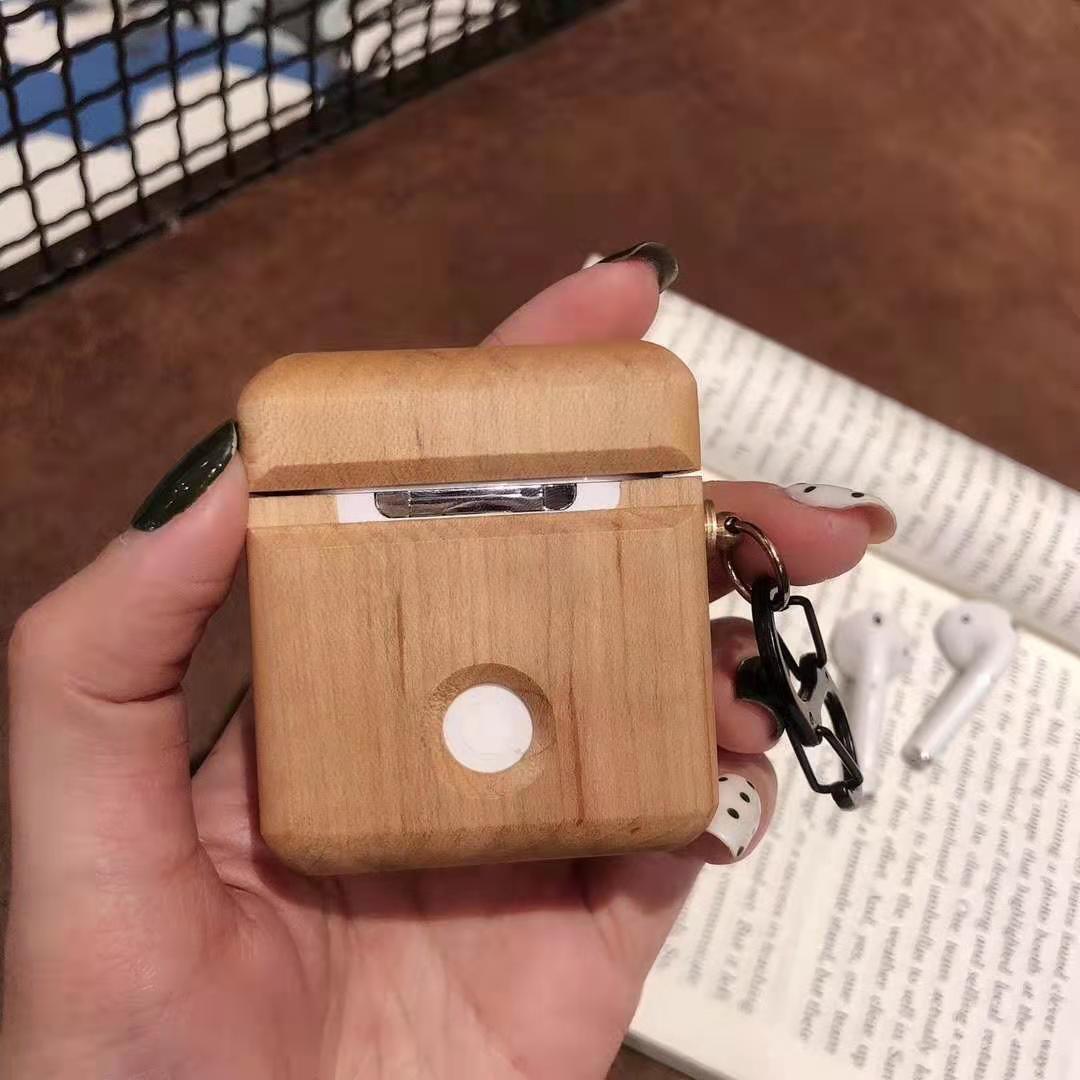 AirPods case by real wood