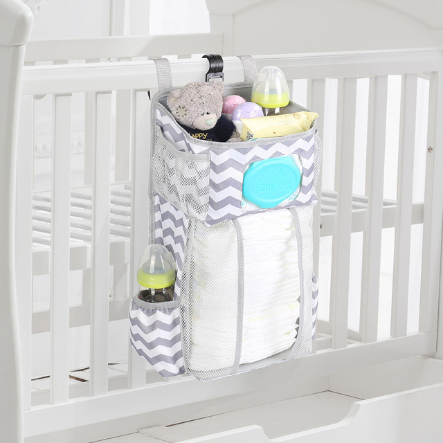 Storage bag for baby crib