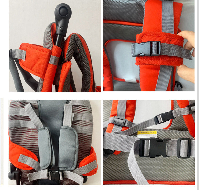Hiking backpack with baby carrier