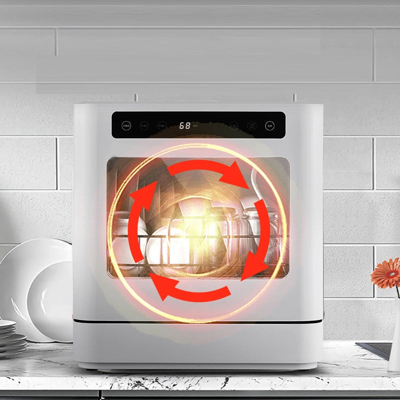 Table dishwasher with disinfection