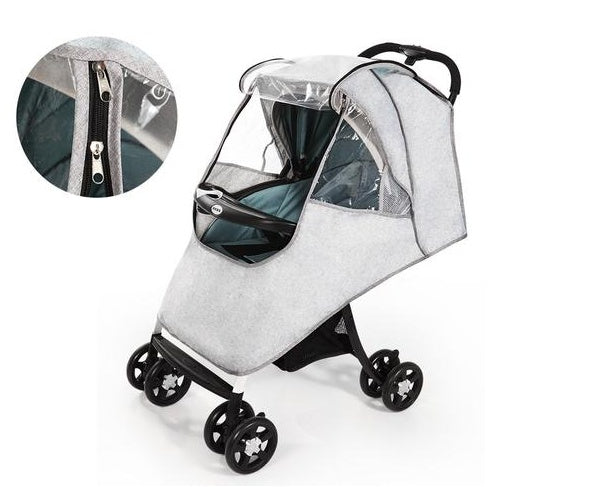 Rainproof cover for baby stroller
