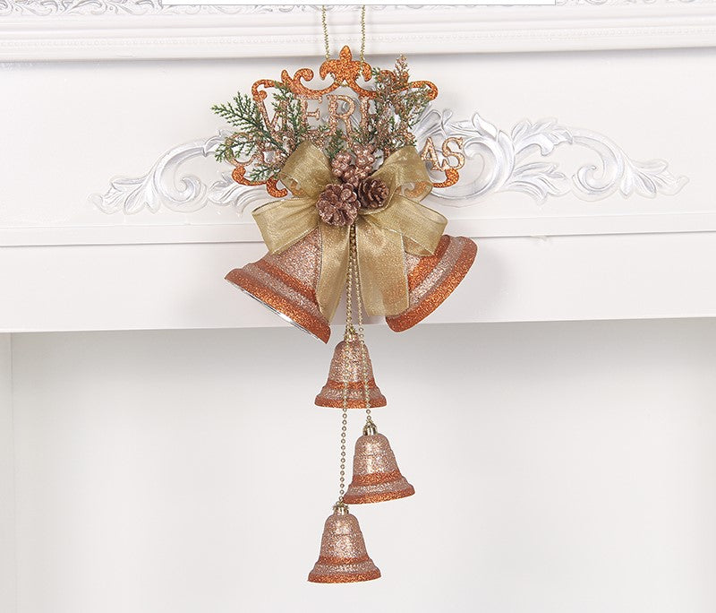 Christmas hanging bell ornament