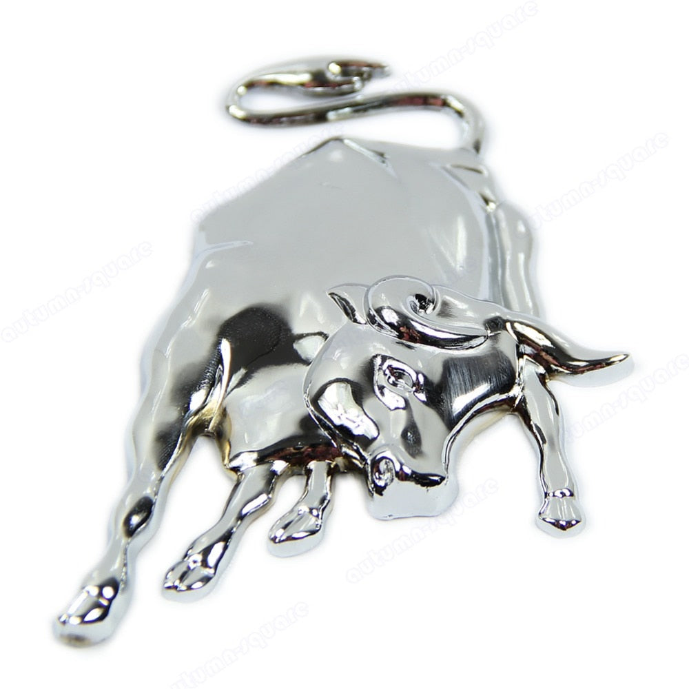 Car sticker in pure metal