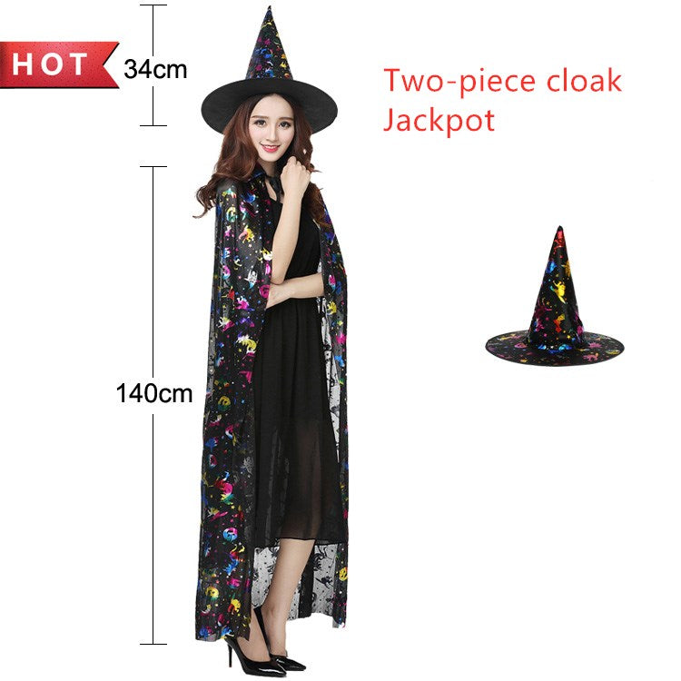 Woman Halloween witch costume set