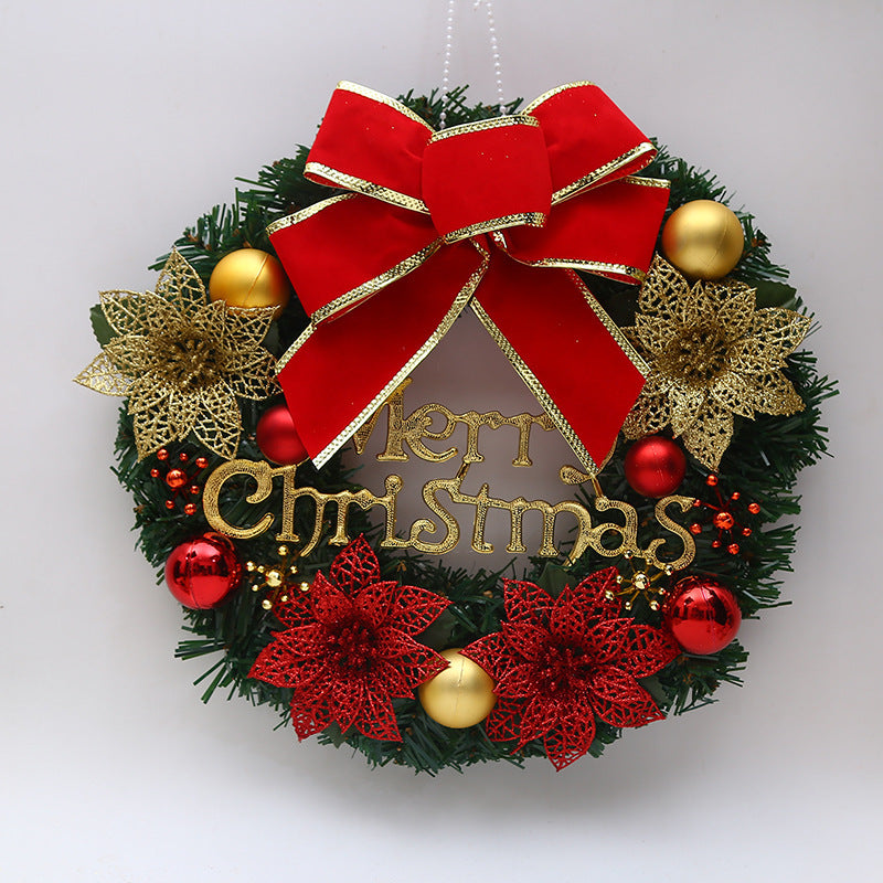 Christmas wreath wall decoration