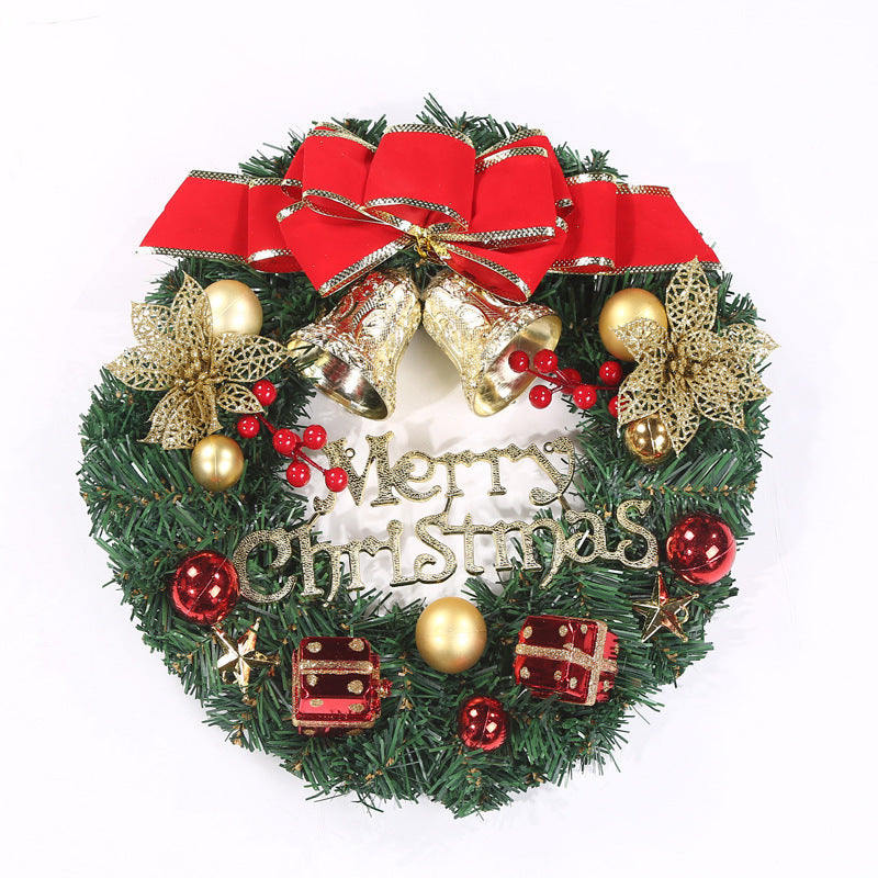 Christmas wreath wall decoration